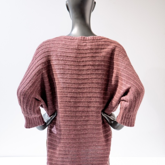 ZADIG AND VOLTAIRE BOXY RIB CASHMERE SWEATER - Picture 3 of 5